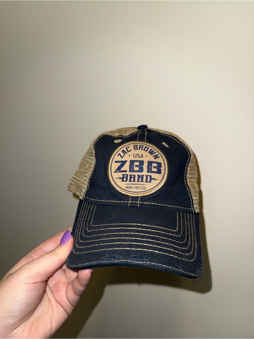 Trucker Hat - Black and Tan